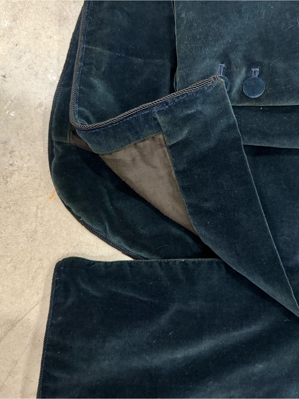 Ralph Lauren Double RL Dark Teal Velvet Sport Coat Blazer - Picture 5 of 6